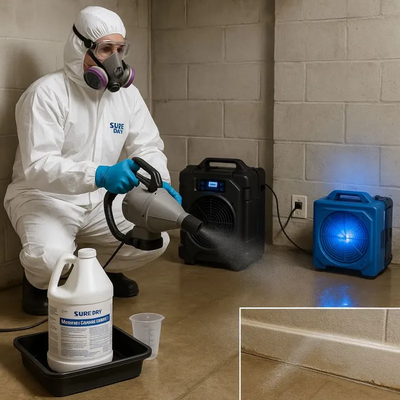 Sanitization and Odor Removal process in Centerville, IN